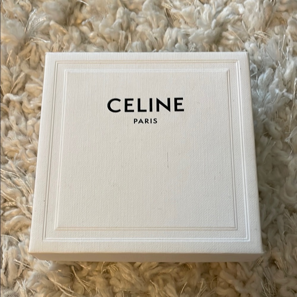 Celine White Textured Box